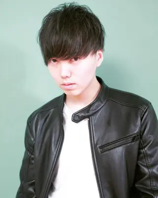 ミディアム カラー メンズ メンズヘア特化 崎田 成人のヘアスタイル