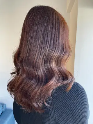 ロング カラー ヘアアレンジ マツエク・マツパ 透明感カラー/推しカ ラー☁️JURAのヘアスタイル