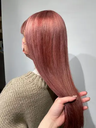 カラー ロング F.hair salon所属・ハイトーン×髪質改善 🌈しゅんだい🌈のヘアスタイル