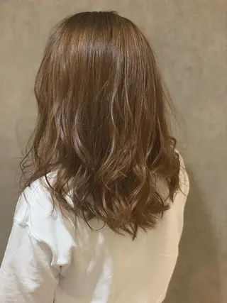 ミディアム カラー Lamp所属・ショート／透明感 カラー加治竜汰💡のヘアスタイル