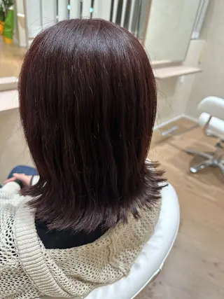 ミディアム カラー AVANCE泉大津店 加茂瑞希のヘアスタイル