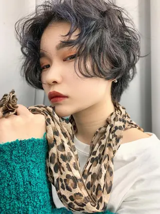 ショート カラー risa 。のヘアスタイル