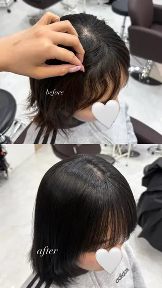 セミロング カラー IS所属・横浜美容室/透明感 カラー/レイヤーのヘアスタイル