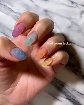 ネイル ﾈｲﾙﾙｰﾑﾘｯｶ 𝐦𝐚𝐲𝐮のネイルデザイン