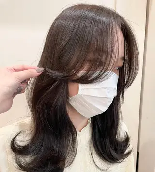 セミロング LEVIJU hair 矢野岬のヘアスタイル