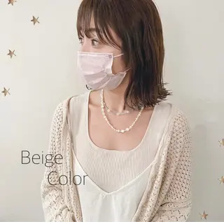 ミディアム カラー salon AKIRA所属・市川 千夏のヘアスタイル