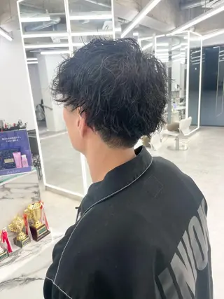 ショート パーマ メンズ 【Sweep】おじま のぞみのヘアスタイル