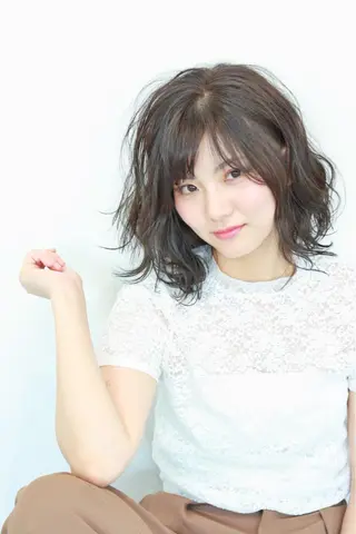 ミディアム カラー [店長]加地 峻のヘアスタイル