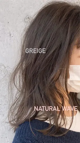 セミロング カラー ナツメダ ダイキのヘアスタイル