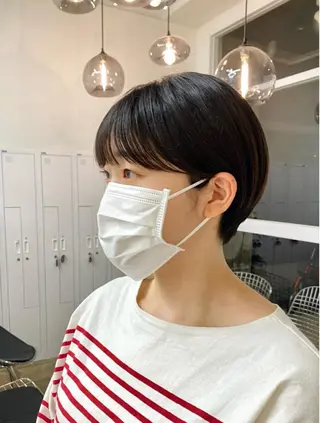 ショート サトウ リョウのヘアスタイル