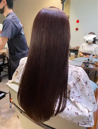 ロング カラー 新宿 / Aujua ｿﾑﾘｴ🫧森田涼介のヘアスタイル