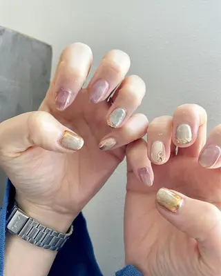 ネイル 甲府市徳行 🧸prunelleのネイルデザイン