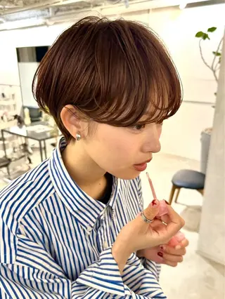 ショート 骨格診断で絶対可愛い ✨丸みショート✨凌弥のヘアスタイル