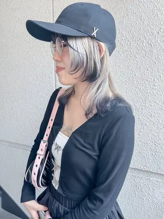 ミディアム カラー カラーパティシエ facce🌼ikoのヘアスタイル