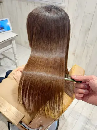 セミロング 縮毛矯正/ショート/ レイヤー/畑中正敏のヘアスタイル