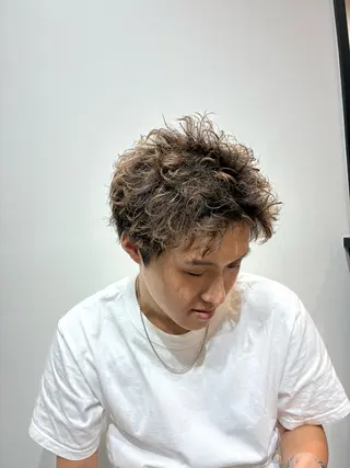 ショート パーマ メンズ メンズパーマ特化💈 髙木颯太💈のヘアスタイル