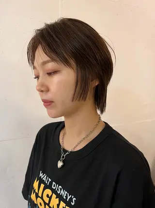 ショート カラー 若林 良のヘアスタイル