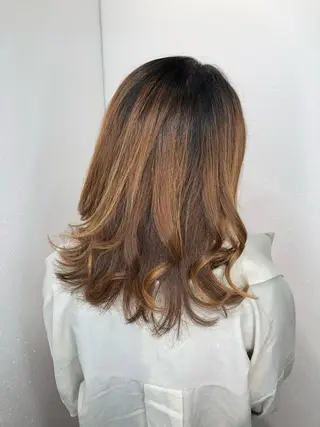 セミロング ヘアケアは お任せ✨✨中田早紀のヘアスタイル