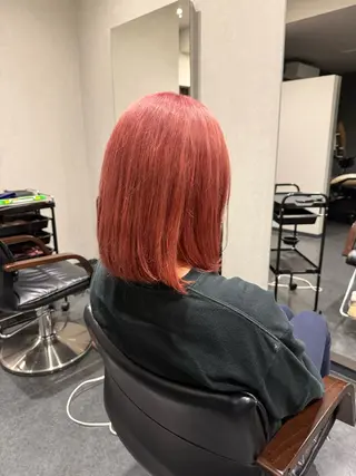 ミディアム 髪質改善⚡️カラー 🍀武久 誠🍀のヘアスタイル