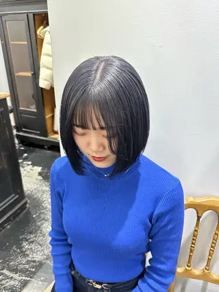 ミディアム カラー REAL 心斎橋所属・ブリーチ/ベージュ /デザイン/ナツミのヘアスタイル