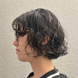 ミディアム パーマ 🌿ボブ パーマ高橋啓太🌿のヘアスタイル