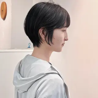 ショート ENIEN MAKE’S 立川所属・ミカ💫/パーマ/ ニュアンスパーマのヘアスタイル