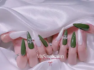 ネイル MxS Nail 【長さだし/フィルイン/マグネット/ワンホンネイル/韓国ネイル/パラジェル】所属・M×S Nail みなのネイルデザイン
