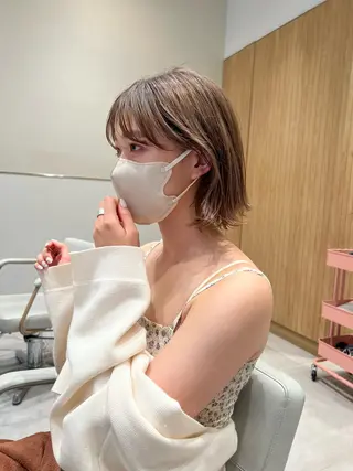 ショート カラー レイヤー専門家 ダブルカラー修のヘアスタイル