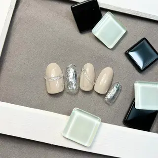 ネイル ⭐︎休業中の練習⭐︎ JNA認定講師髙橋のネイルデザイン