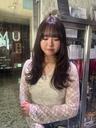 カラー AYANE 韓国ヘア /レイヤーカットのヘアスタイル