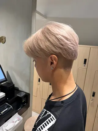 カラー メンズ メンズカット/ ブリーチ/かほのヘアスタイル