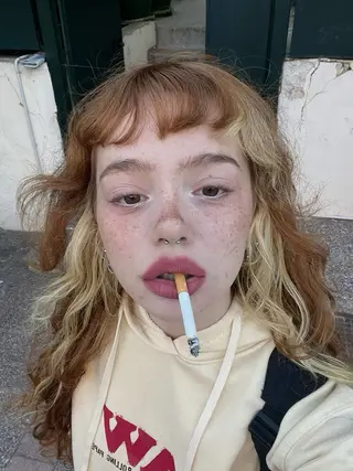 ロング レイヤー/ベージュ mikuのヘアスタイル