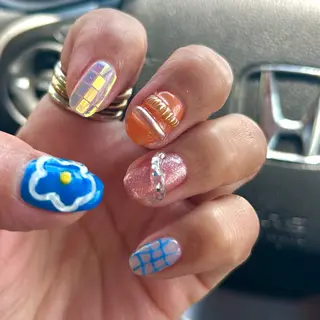 ネイル 𐂃 colorer𐂃のネイルデザイン