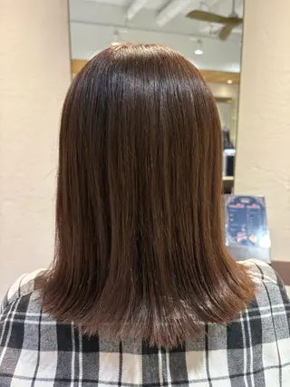 ミディアム 竹谷 奈津実のヘアスタイル