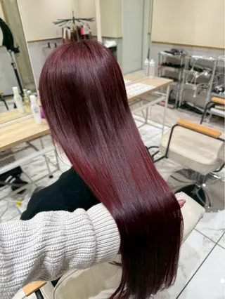 カラー yurika🎀 透明感カラーのヘアスタイル