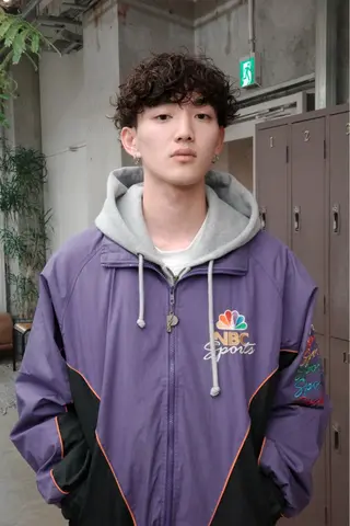 ショート パーマ メンズ フェザーパーマ/ 山口大輝のヘアスタイル