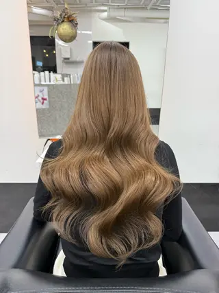 ロング カラー 【ALEAP】 𝐇𝐀𝐊𝐔のヘアスタイル