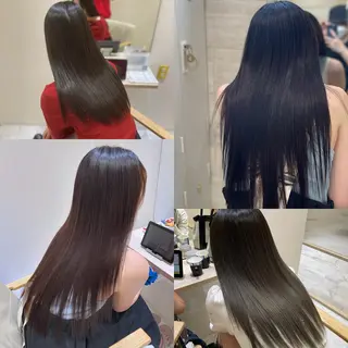 ロング Zina熊本/山下 開世/縮毛矯正のヘアスタイル