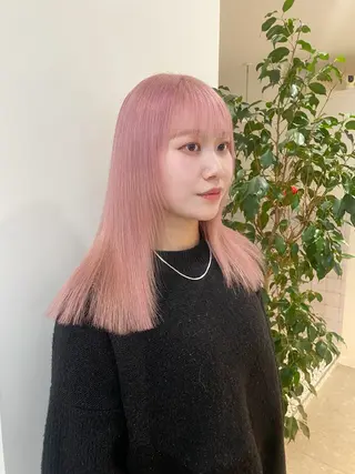 カラー AO所属・RISAKO 艶髪モテヘア🎀府中のヘアスタイル