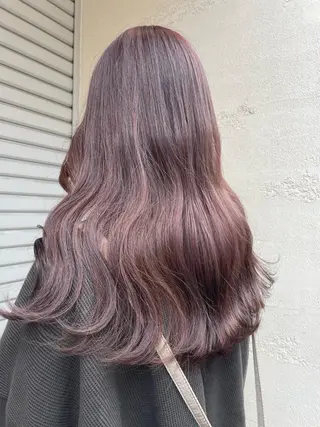 ロング マホ/日吉/髪質改善 /レイヤー/ガーリーのヘアスタイル