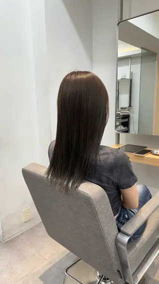 セミロング 横浜/髪質改善/ 艶髪/shoのヘアスタイル