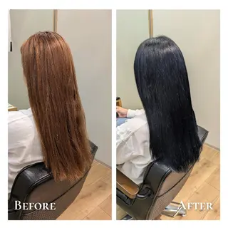 カラー Cafu hair Tachi所属・有馬 葵のヘアスタイル