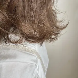 ミディアム カラー ヘアアレンジ マツエク・マツパ アイブロウ Noah's　Ark所属・透明感カラー🫧ヘア セット🫧松本菜月の眉毛・アイブロウイメージ