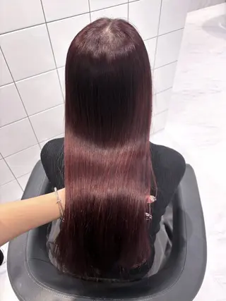 ロング カラー 表参道♡暗髪^ྀི 艶カラー♡アユミのヘアスタイル