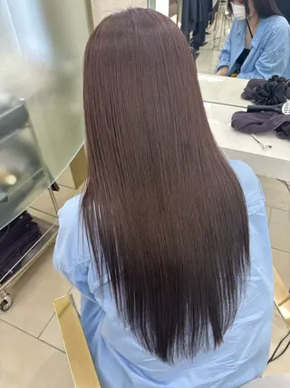 ロング 透明感艶カラー /銀座/佐々木夏泉のヘアスタイル