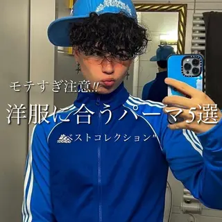 ショート パーマ メンズ 【メンズサロン】 BLUCK 横浜のヘアスタイル