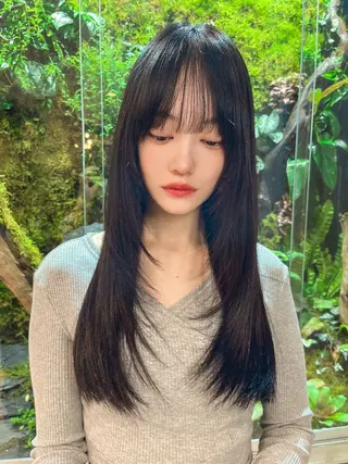 ロング 韓国ヘア🇰🇷 YURIYAのヘアスタイル