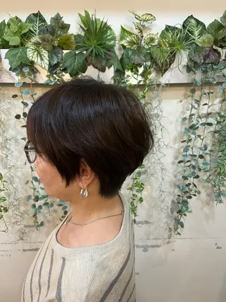 ショート ⚪️髪質改善 縮毛 店長 コウ⚪️のヘアスタイル
