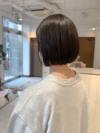 ショート カラー ナナカ/似合わせ/透 明感名駅美女創り職人のヘアスタイル