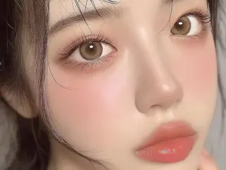 マツエク・マツパ 透け感カラー得意🎀 りおなのマツエク・マツパデザイン